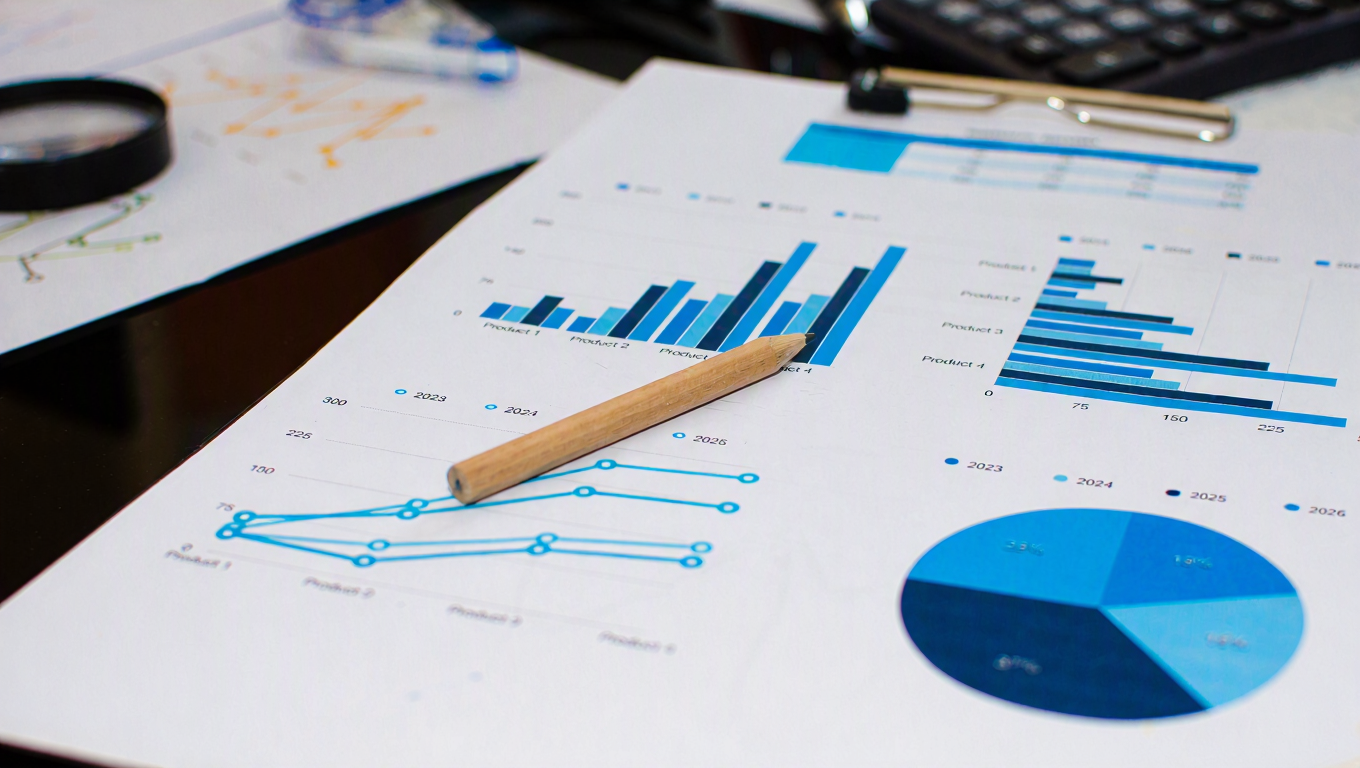 E learning grafiek met getallen
