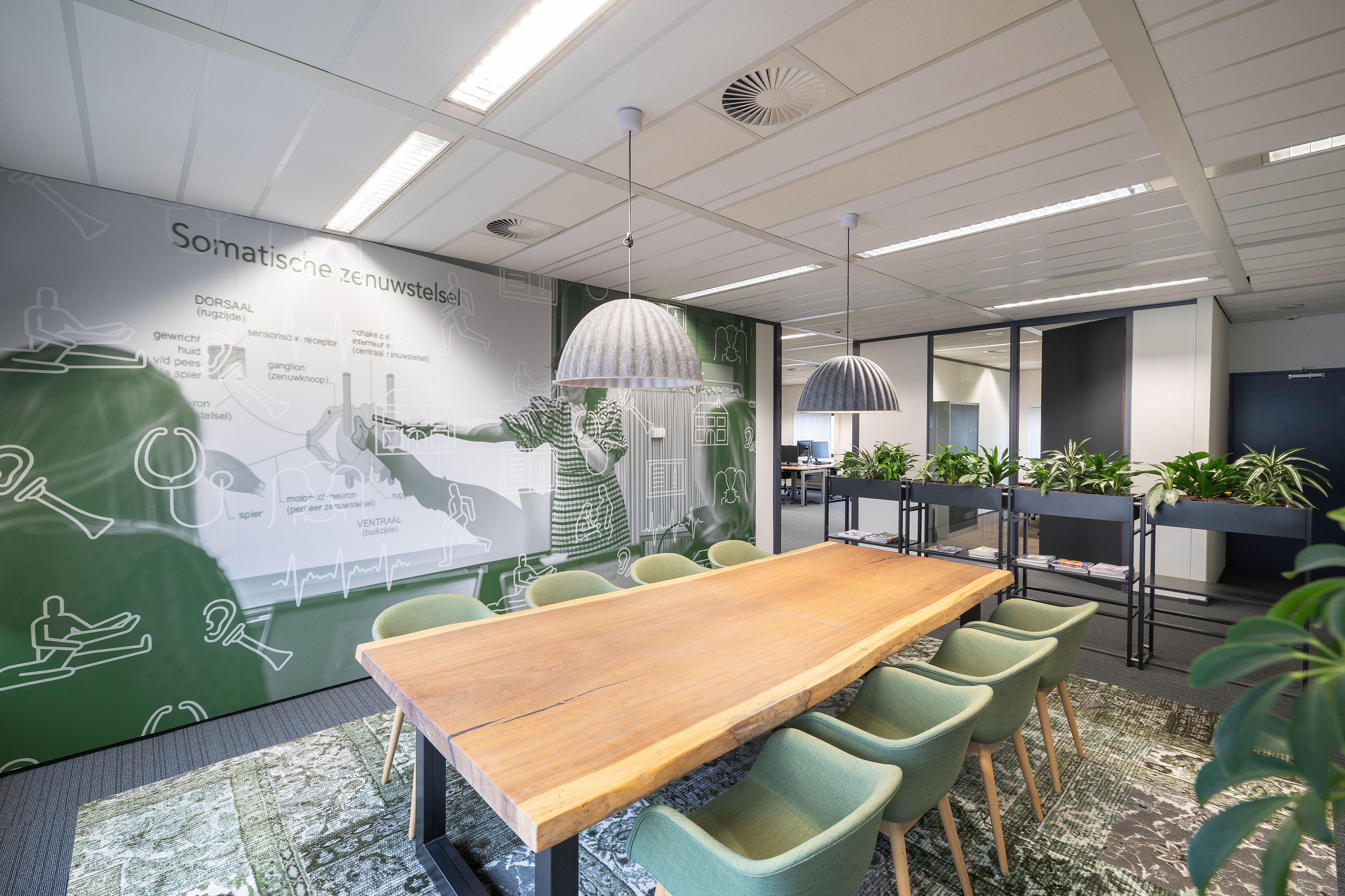 Large Gispen education project interior view of Rotterdam University of Applied Sciences CTH49