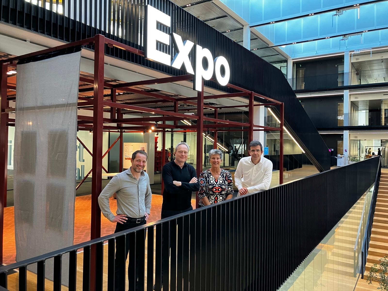 04 Vlnr Martin van Toorn Ronald Schleurholts Monique Koelewijn en Alfred Bakker