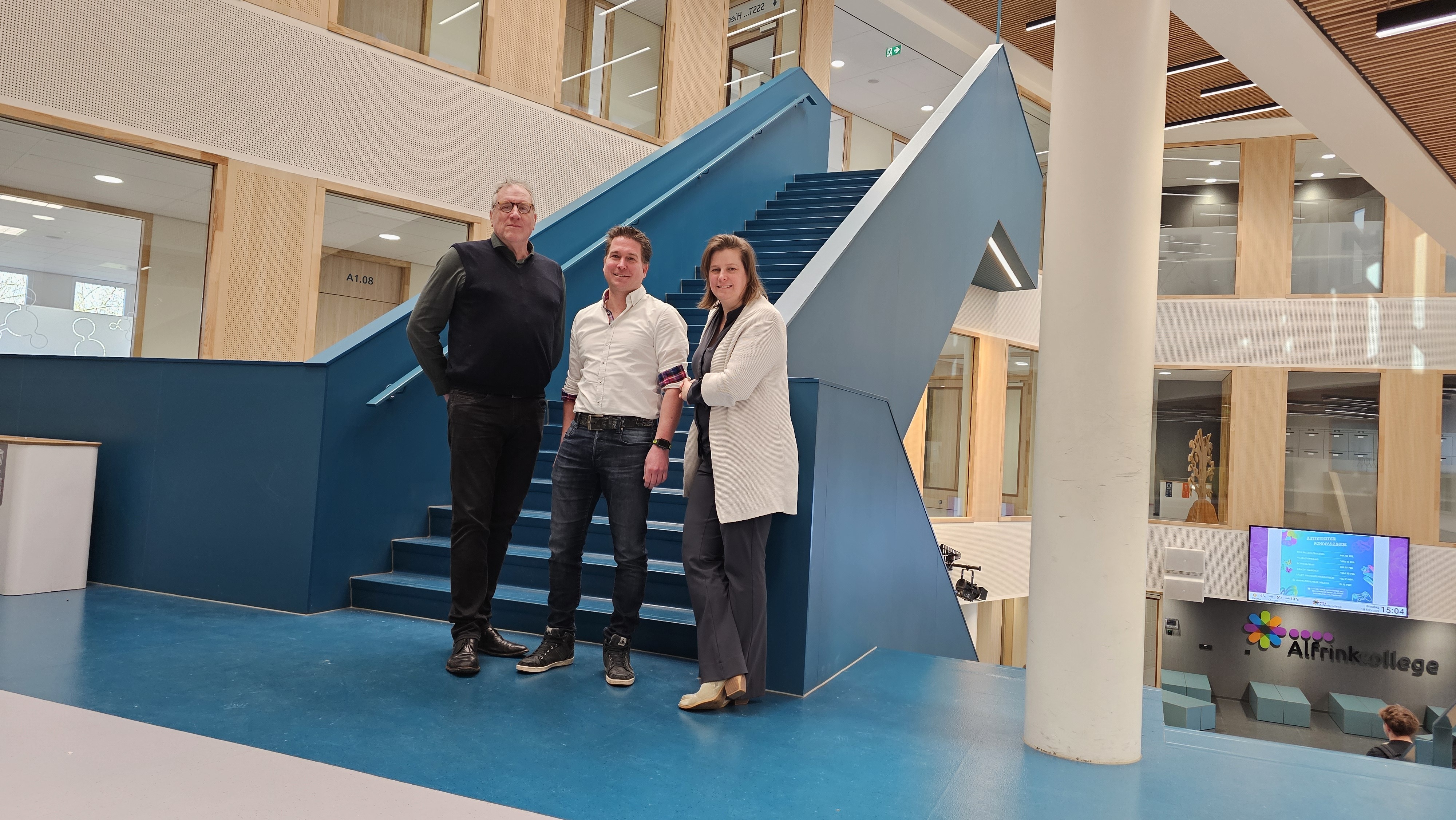 20250218 150433 vlnr Eric Hoogland Willem Bierings en Linda Kröse