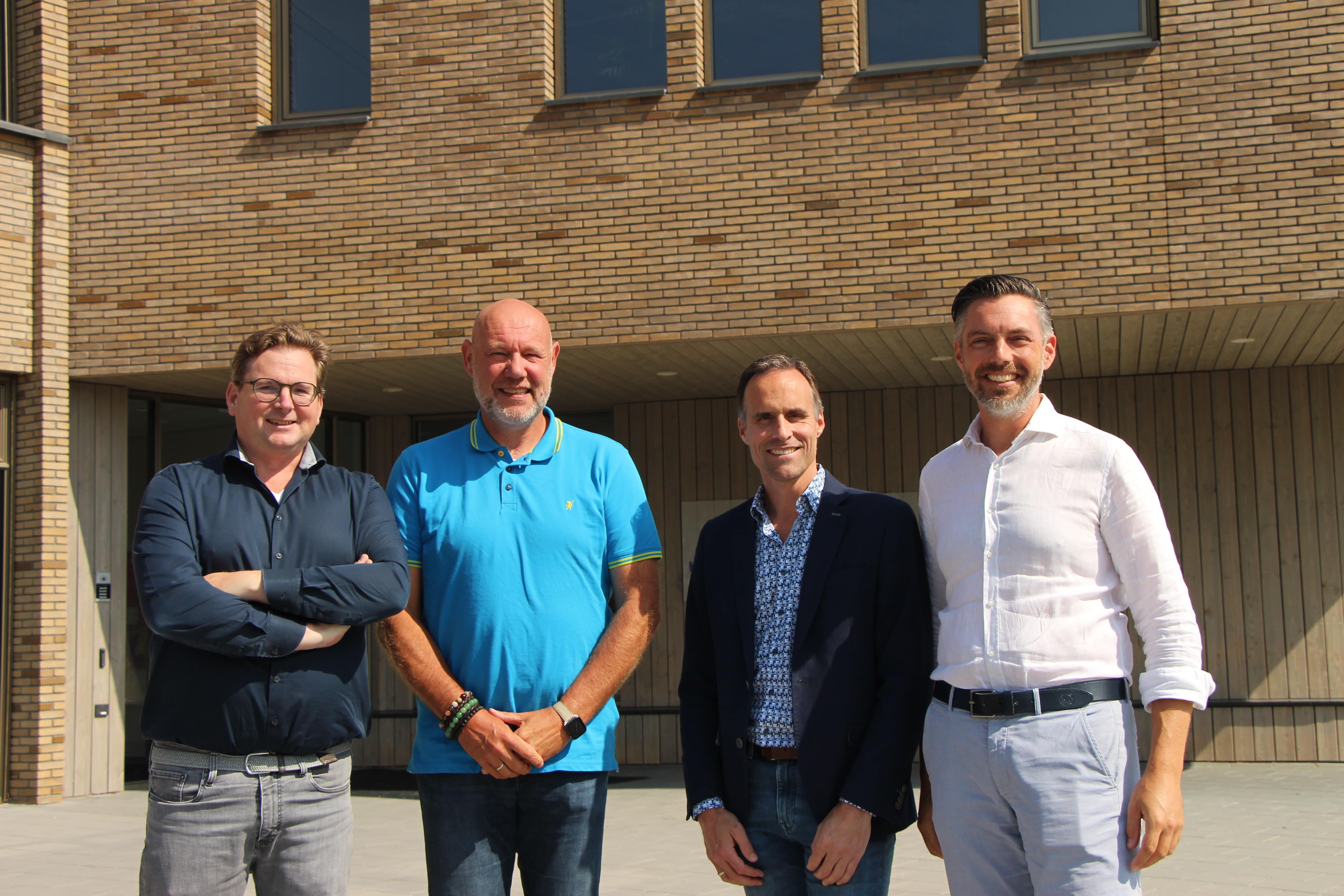 IMG 7176 vlnr Gert Jan ten Hoor Willem Jan Somsen Henno Westeneng en Ralf Dwars min