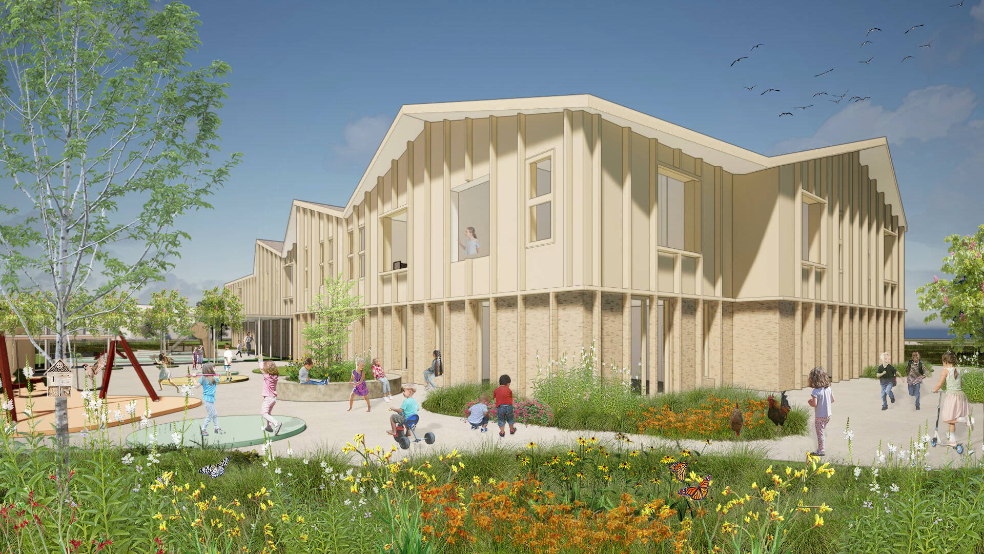 KC Wassenaar de buitenruimte hoort bij het onderwijs