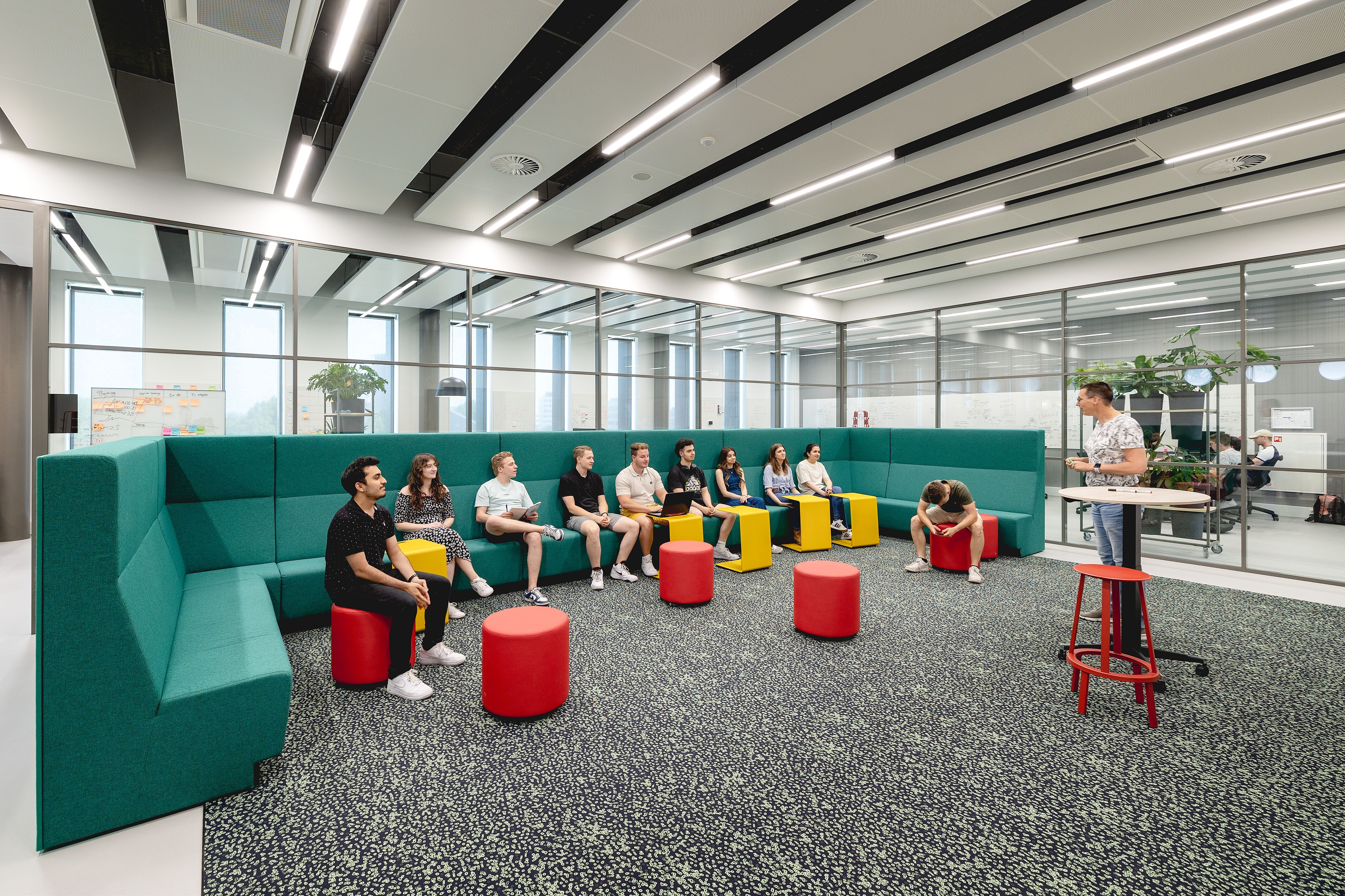 Large Gispen education project interior view of Mind Labs ICT in Tilburg CTH66