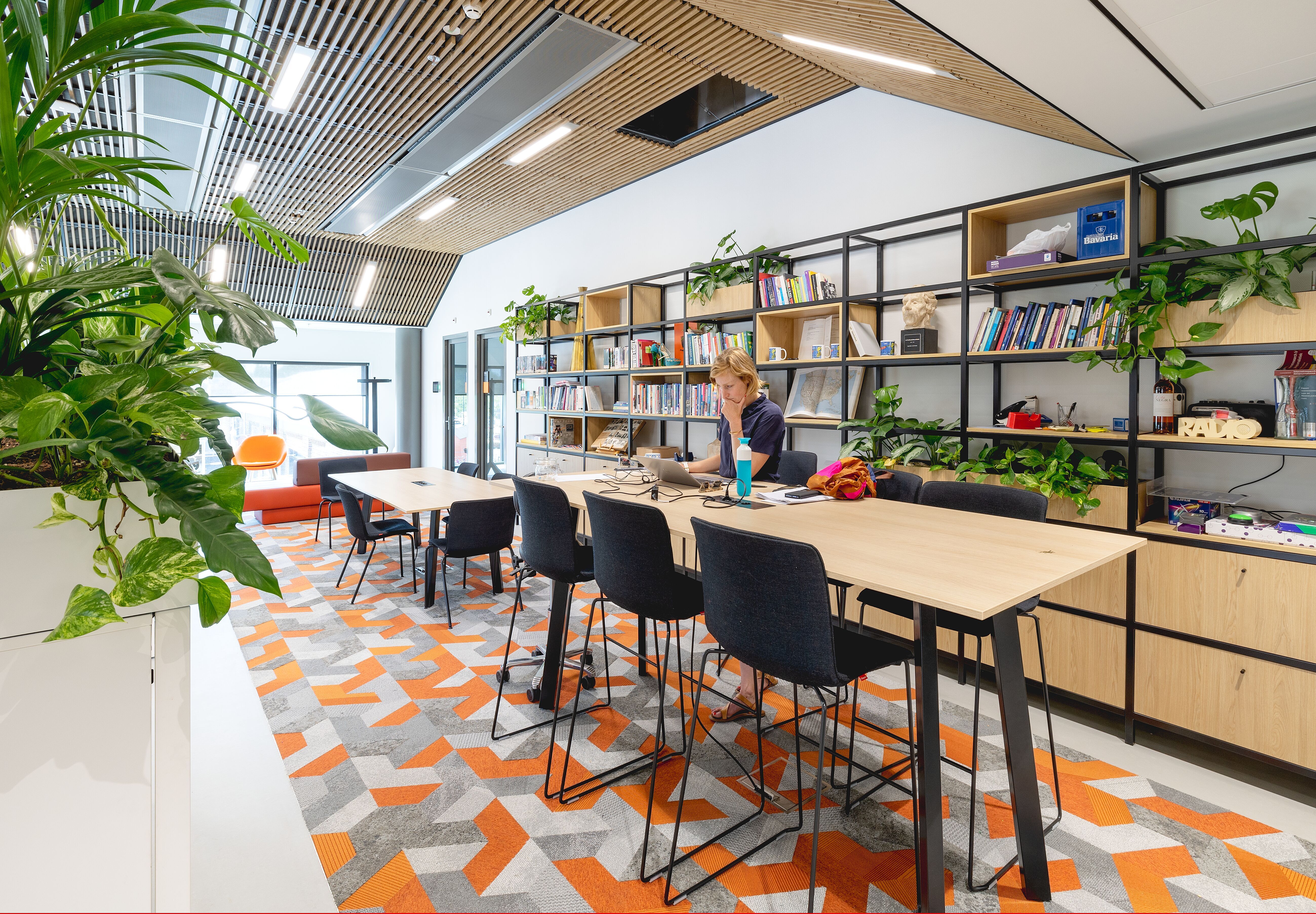 Large Gispen education project interior view of Mind Labs in Tilburg CTH40