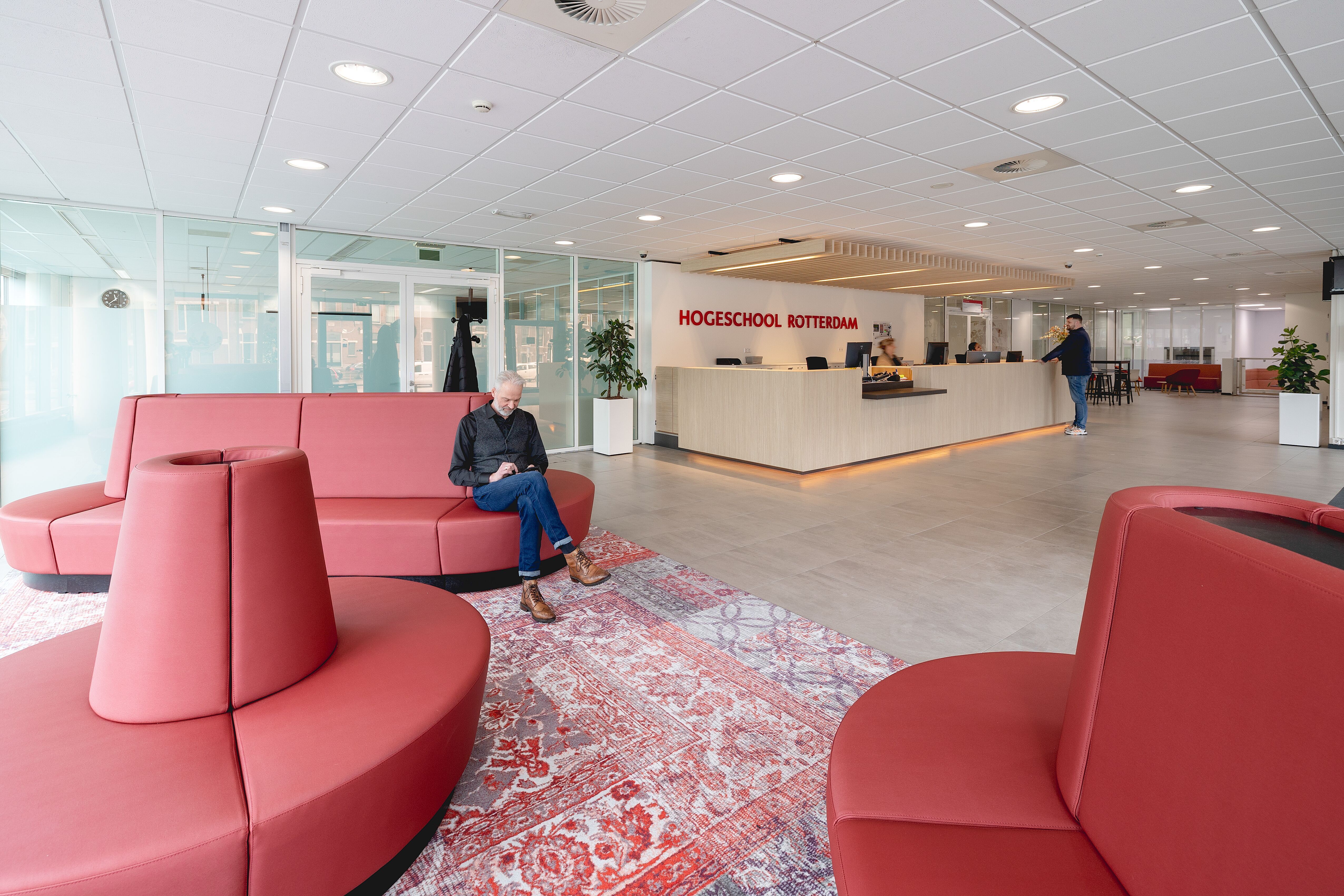 Large Gispen education project interior view of Rotterdam University of Applied Sciences CTH28