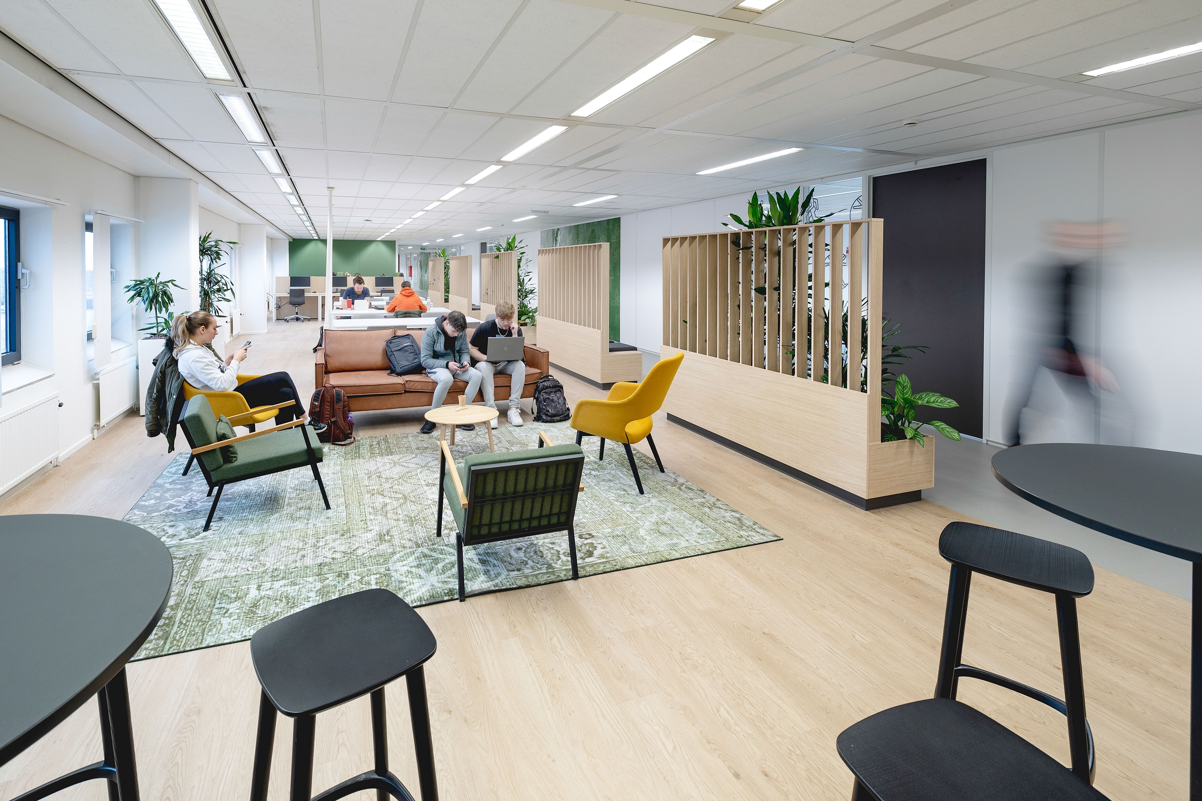 Large Gispen education project interior view of Rotterdam University of Applied Sciences CTH35