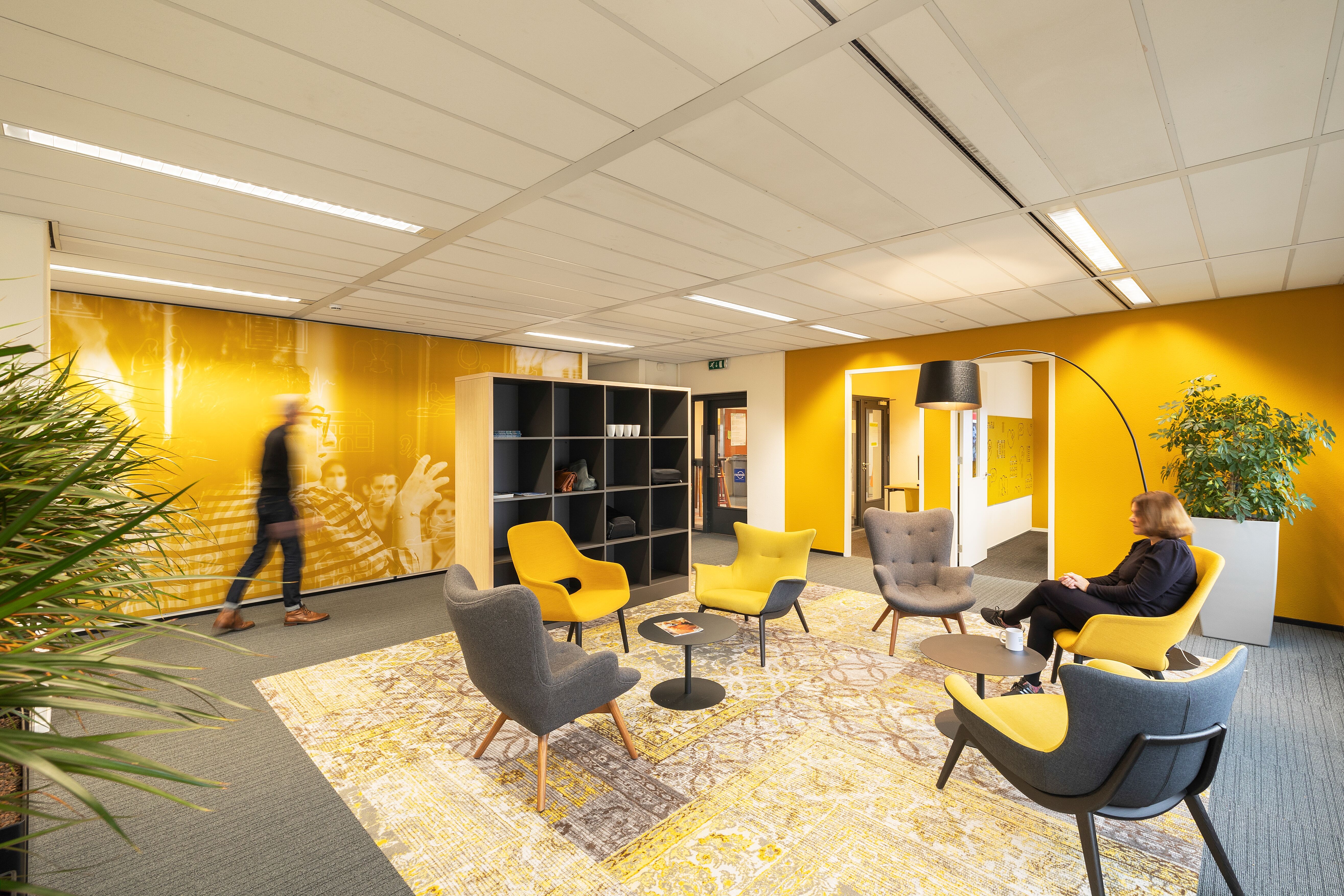 Large Gispen education project interior view of Rotterdam University of Applied Sciences CTH50