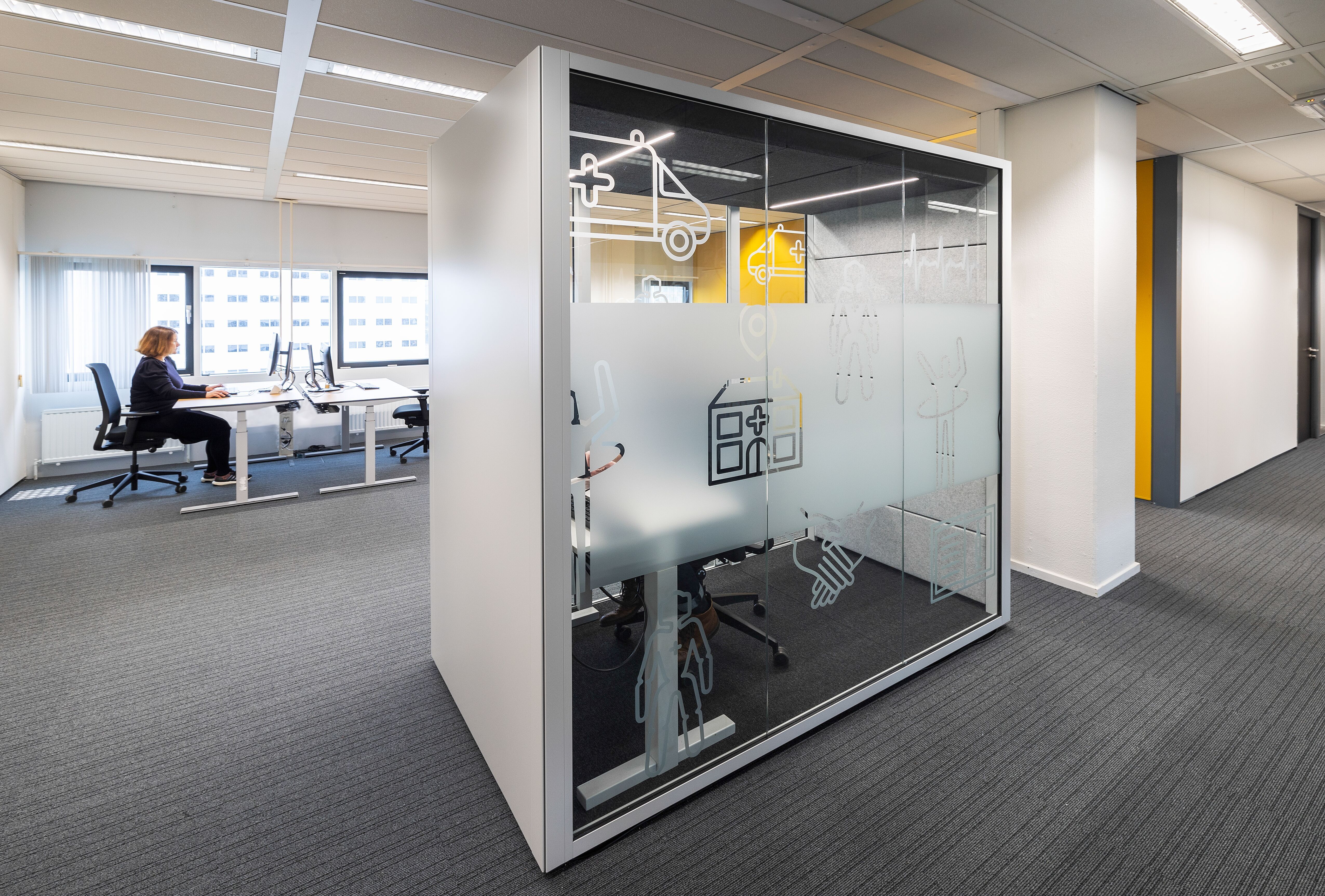 Large Gispen education project interior view of Rotterdam University of Applied Sciences CTH54