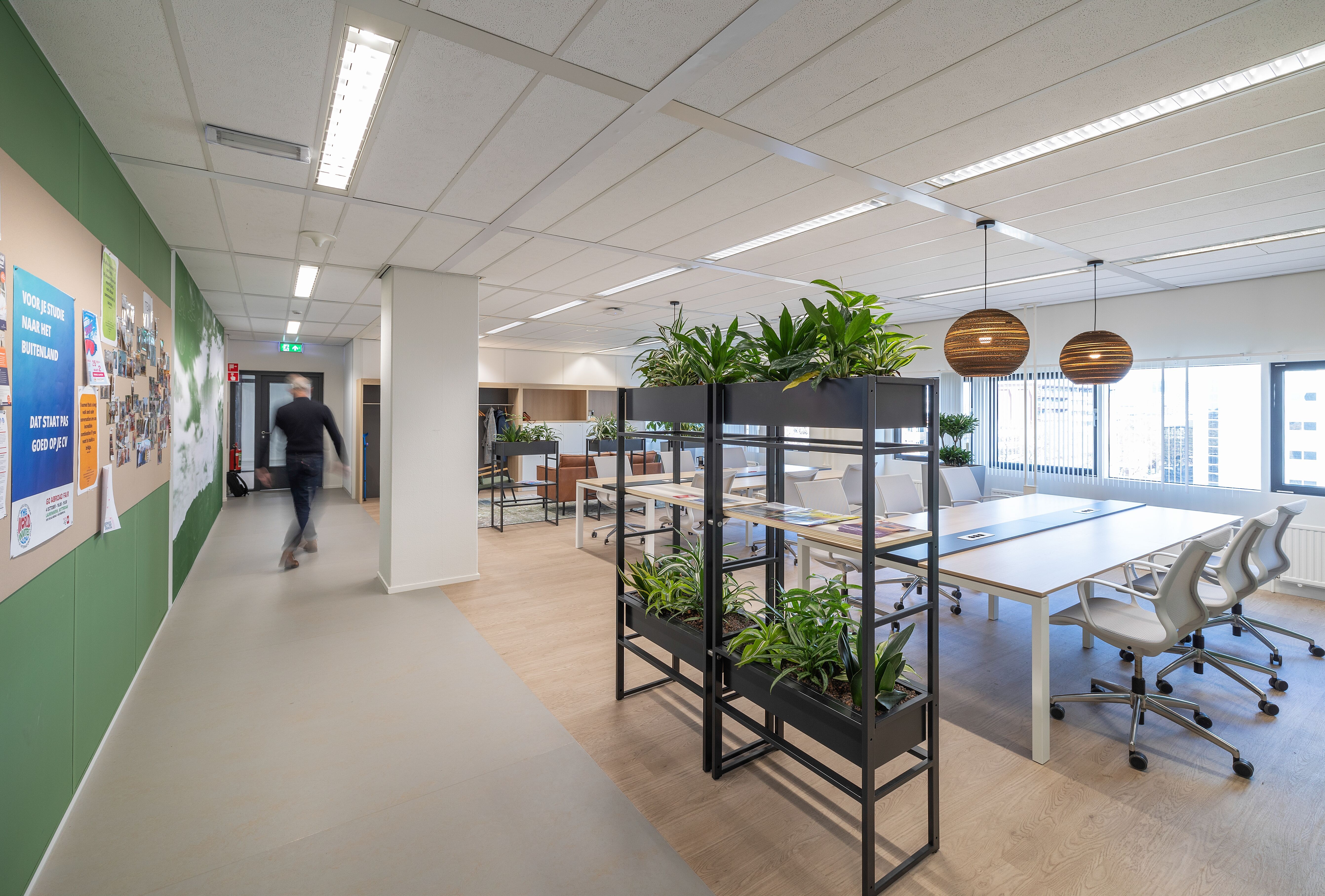 Large Gispen education project interior view of Rotterdam University of Applied Sciences CTH61