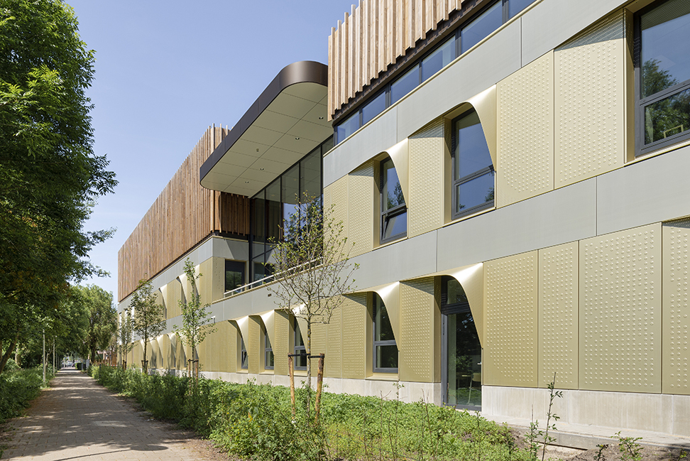 Yescollege KC Aquamarijn Spring architecten gevel