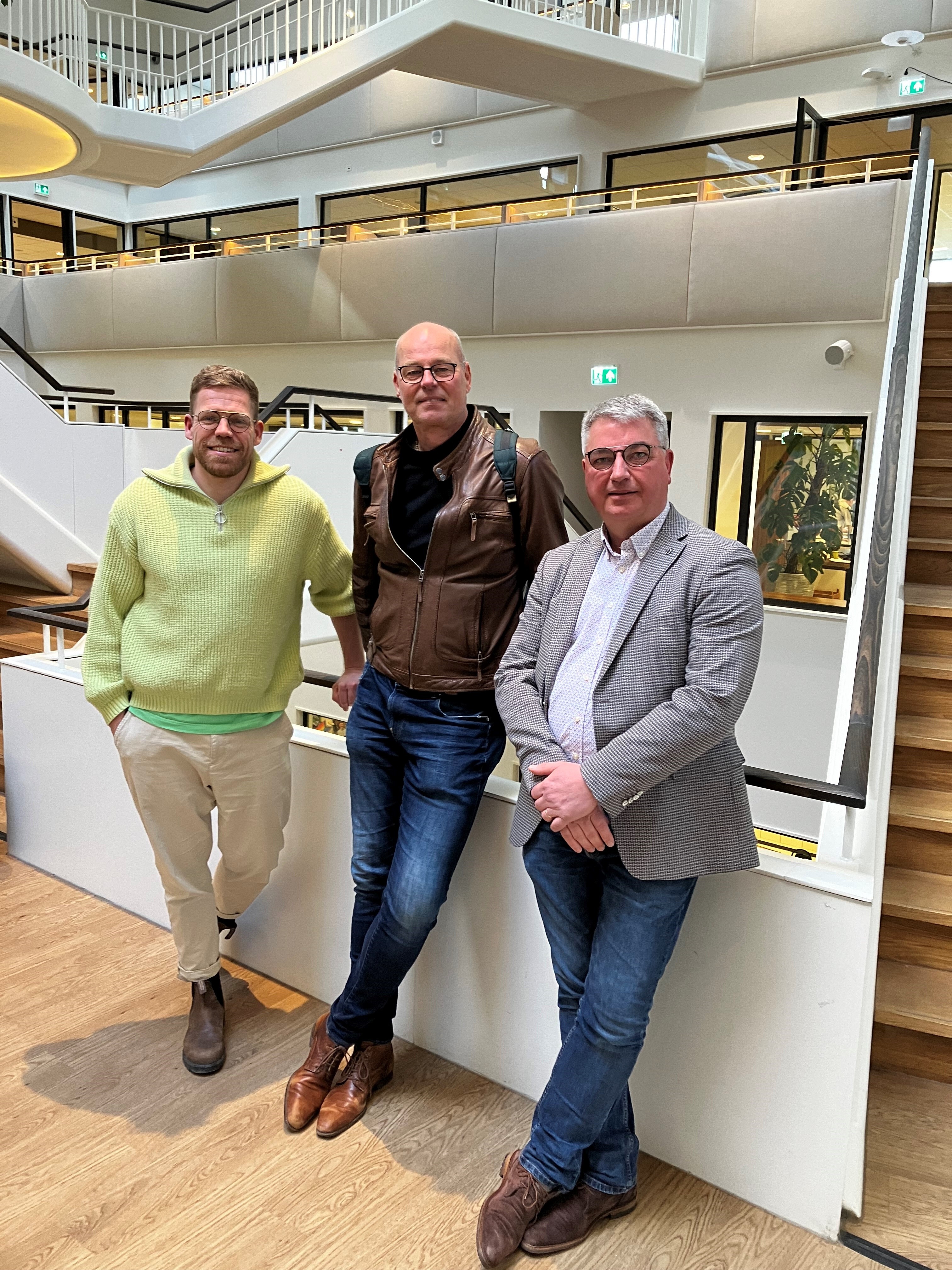 Vlnr Albert Wijnsma Jaap Vos Marcel van Erven