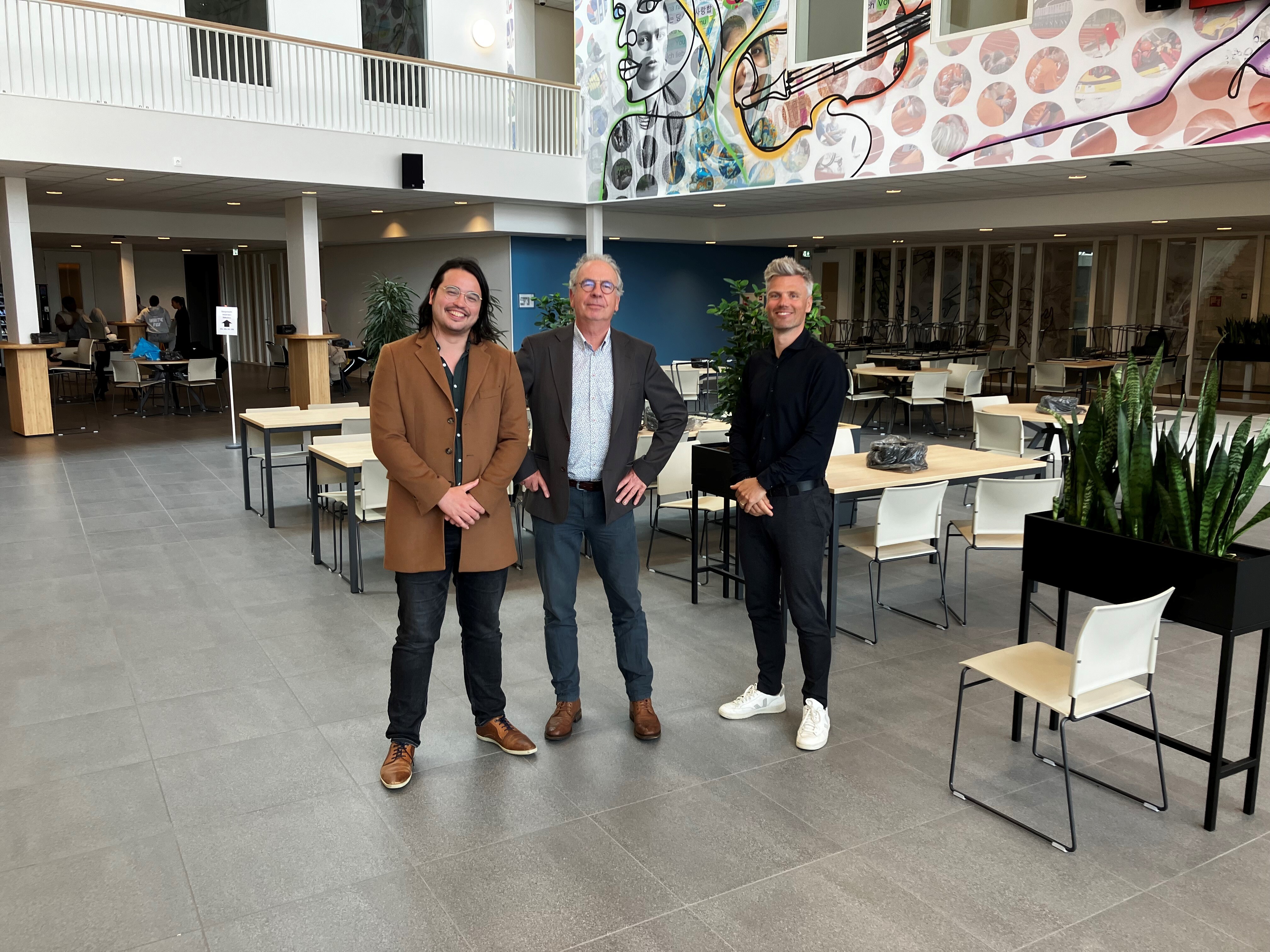 Vlnr Jasper de Wert Kees Jongelie Raymond Pet