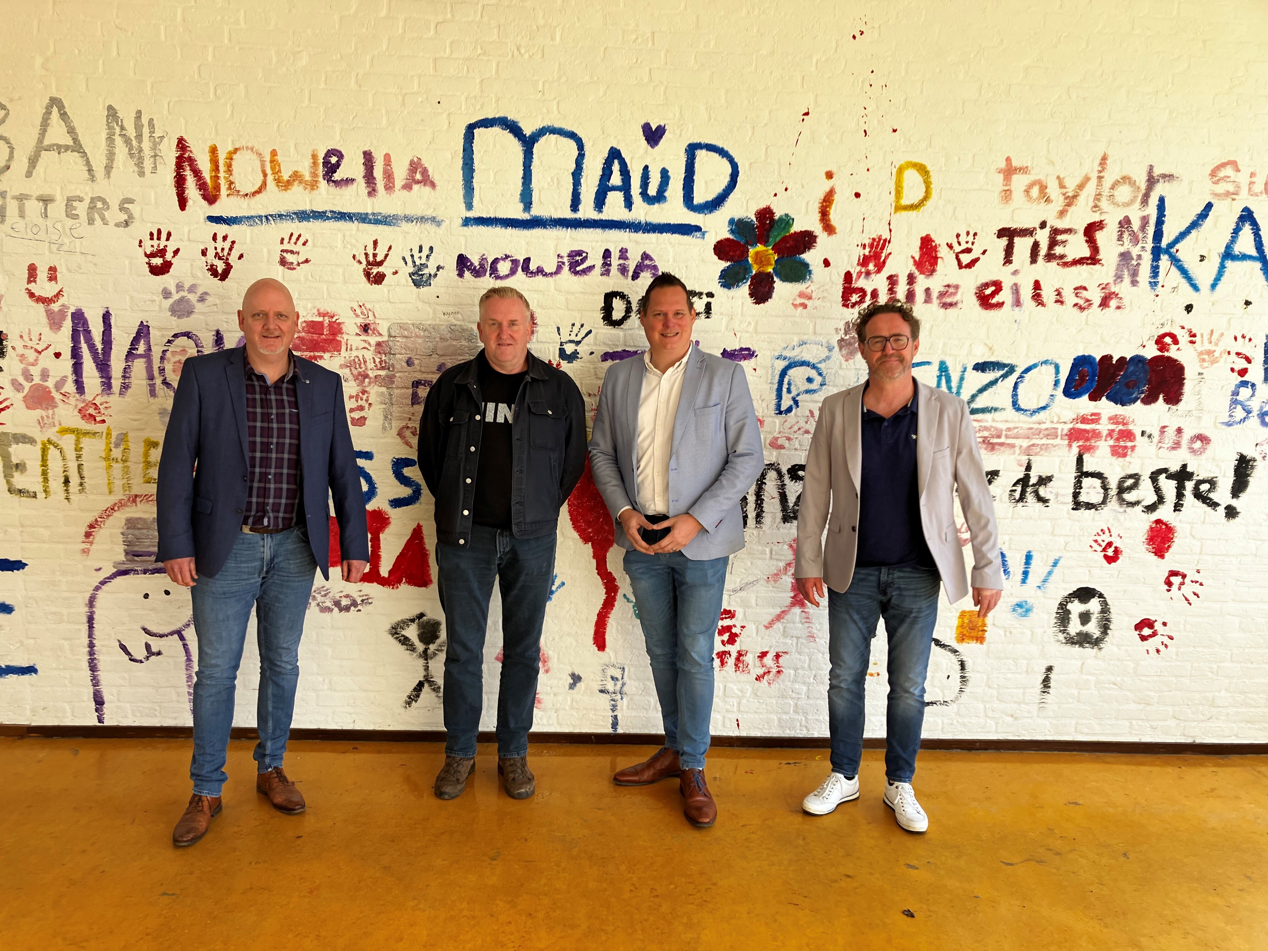 Vlnr Jos Hermans Ronald Henzen Peter Brons Rob de Zwart