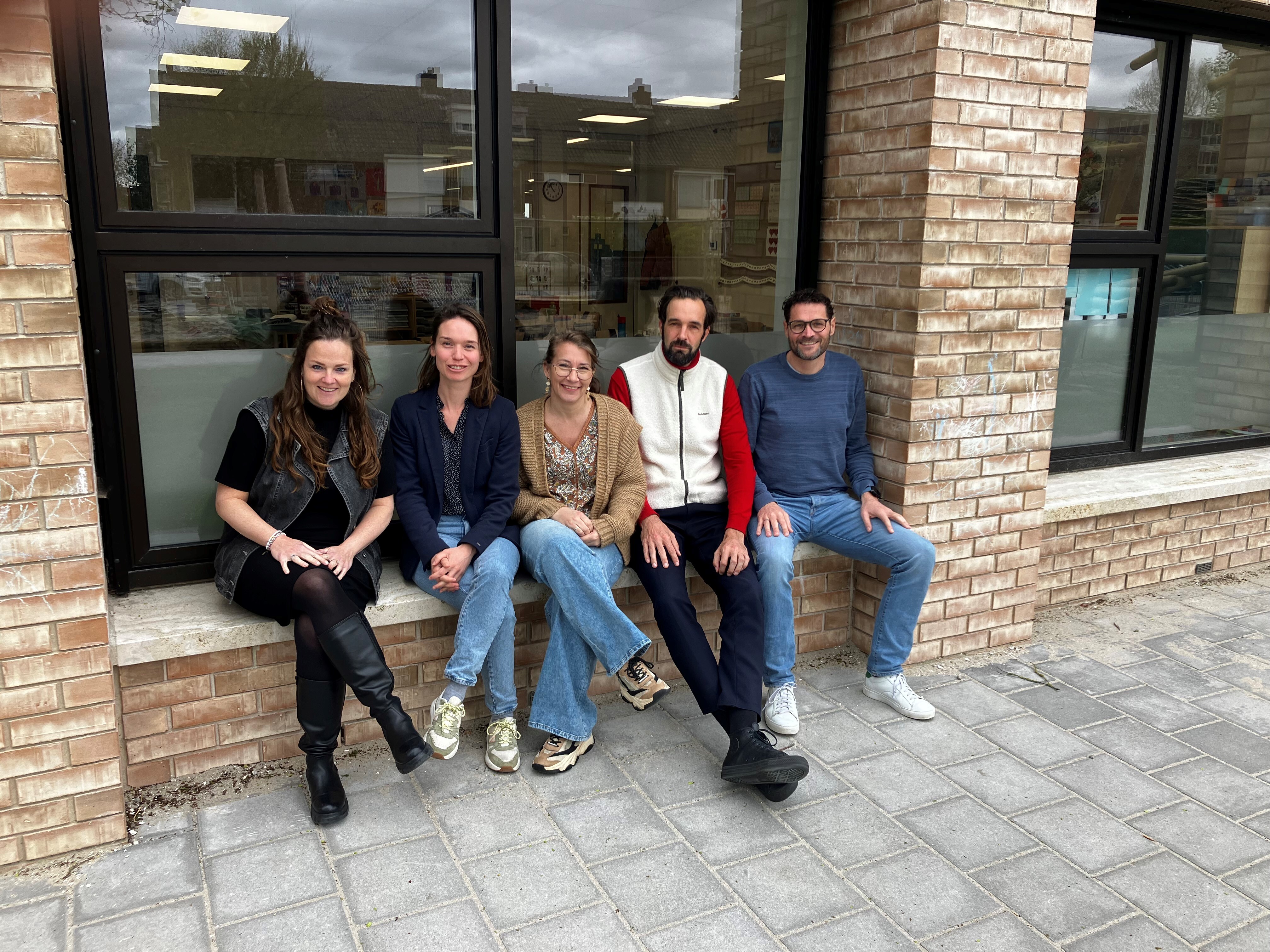 Vlnr Stephanie van den Helder Loes Maaijen Patricia Hegeman Floris van der Poel Vincent van der Kooij