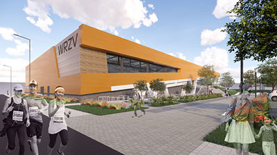 Nieuw duurzaam sportgebouw met 2 sporthallen in Zwolle