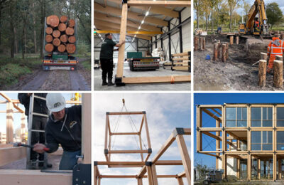 Natural Pavilion toont mogelijkheden circulaire biobased houtbouw
